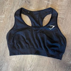 Gymshark black sports bra size medium